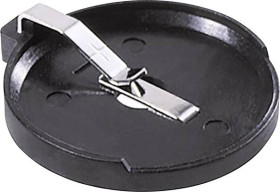 Uchwyt ogniwa guzikowego MPD BH3000, BR 3032, poziome, montaż przewlekany THT, (D x S x W) 37 x 33 x 15 mm