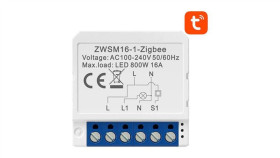 Inteligentny Przełącznik Dopuszkowy Zigbee Avatto Zwsm16-W1 Tuya