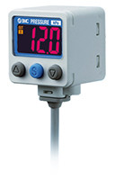 Czujnik ciśnienia SMC Powietrze, gaz niekorodujący, gaz niepalny