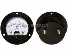 Miernik analogowy amperomierz 10A okrągły