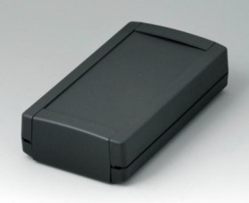 ABS enclosure, (L x W x H) 154 x 84 x 38 mm, black (RAL 9005), IP40, B1065369