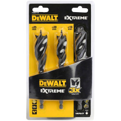DEWALT DT90237-QZ EXTREME&#xAE; Tri Flute Bit 3 Piece Set 152mm