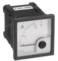 MIER-CIT1.0AAC Amperomierz tablicowy prądu zmiennego - zakres 0-1A (AC) wymiar: 48x48mm - klasa 1.5