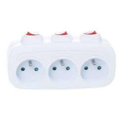 Rozgałęźnik elektryczny Z-10 z wyłacznikami i uziemieniem x 3