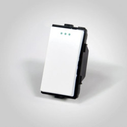 TouchMe Moduł 1/2 mechanizm łącznik pojedynczy biały ME614W