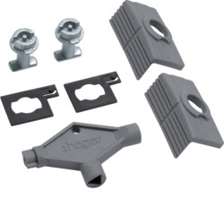 Akcesoria do obudów Wkładka kwadratowa do zamka FL95Z Stal nierdzewna