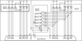 3.3V Multiprotocol 3Tx/3Rx Software-Selectable Control Transceivers