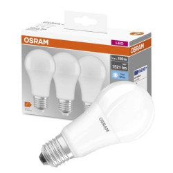 3PAK Żarówka LED E27 A60 14W = 100W 1521lm 4000K Neutralna 360 OSRAM