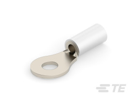 Zacisk oczkowy Ø , M3.5 (#6) izolowany Biały TE Connectivity