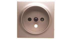 Simon 54 Pokrywa Gniazda Pojedynczego Z Przesłonami Złoty Mat Dgz1zp/44