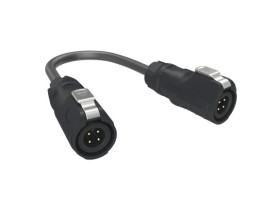 Przewód czujnik-siłownik ze złączem Złącze M12 długość 3m Rodzaj A Męskie Złącze B Złącze M12