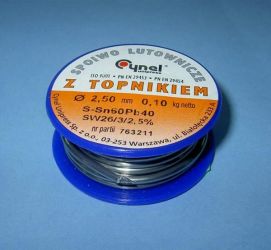 Sn60Pb40 SW-26 Q 2,50 100g CYNEL SPOIWO