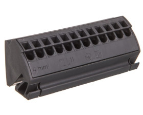 Blok potencjałowy 4mm2 ciemnoszary 812-102