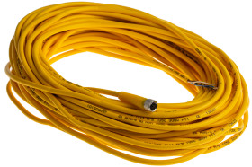 Przewód czujnik-siłownik Złącze A M8 liczba rdzeni 4 długość 20m Rodzaj A Żeńskie