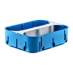 Puszka osprzętowa sześciopolowa P6x60D niebieska 32174203