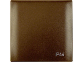 Integro Flow Ramka z pokrywą z nadrukiem "IP44" brąz 918282591 HAGER