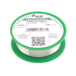 Cyna 0.5mm/100g Sn99Cu07Ag03-1.1.3 SW32 3.0% (SAC0307) Cynel
