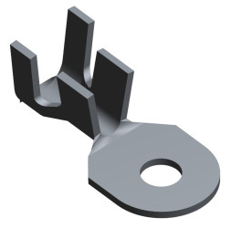 Zacisk oczkowy rozmiar przewodu 15mm² Ø #10 nieizolowany średnica wew 5mm TE Connectivity