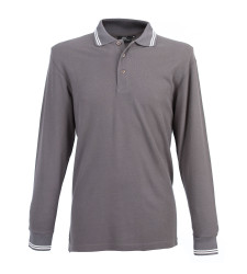 NEW MARSIGLIA GREY/WHITE POLO