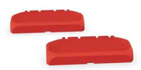 Hinge, ABS, (L x W x H) 16.4 x 80 x 24.5 mm, red, for B 0808../B 1008../B1408../B 1808, 96330100