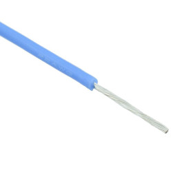 Blue Silicone Lead Wire 30AWG 11/0.08mm (price per metre)