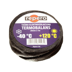 Taśma parciana REPERO 738 TERMOBALANS szara 20mm/7m WTE738E1-0020-7