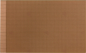 Circuit board, 100 x 160 mm, pitch 2.54 mm, single sided, FR2 hard paper, Cu 35 µm, 820