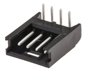 Wtyk PCB 4-pinowe raster: 2.54mm -rzędowe TE Connectivity Przewlekany