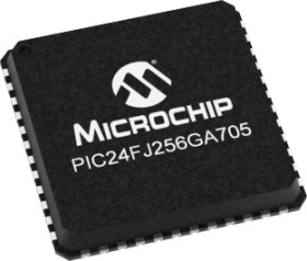 Mikrokontroler Microchip PIC24 UQFN 48-pinowy Montaż powierzchniowy 32 bit CPU 256 kB 32bit CAN: 32MHz RAM:16 kB