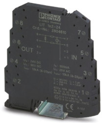 Ochronnik przeciwprzepięciowy 24 V DC na szynę DIN Phoenix Contact Moduł zabezpieczenia z ogranicznikiem przepięć 20kA