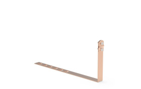 Uchwyt pod dachówkę L-330mm H-100mm miedziany z zaczepami skręcany 10.2.1/Z/S CU /91003303/