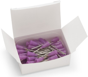 Dispensing tip, (L) 38.1 mm, purple, Gauge 16, Inside Ø 1.35 mm, KDS16112P