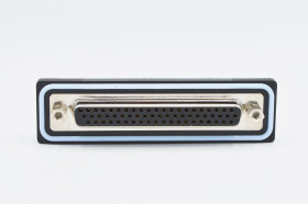 Złącze D-Sub lutowane 62-pinowe Żeński Kąt Proste Montaż na płytce drukowanej raster 2.41mm