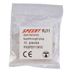 TUK Ltd SPEEDY RJ45 PXSPDY11#10 SPEEDY RJ11 plug bag of 10