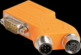 60667 D-Sub 9 male and female to M12 male and female 5 pin A-coded CAN