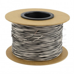 Kabel telekomunikacyjny krosówka TDY 2x0,5mm biało-czarny 150V montażowy drut Mercor