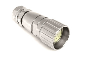 Złącze wielostykowe przemysłowe 12-pinowe M23, panelowe Gniazdo Bulgin