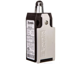 Wyłącznik krańcowy trzpień wciskany z rolką, rolka z tworzywa, obudowa z tworzywa 1R 1Z zestyki migowe KBB1S11