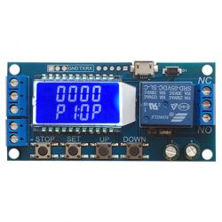 Przekaźnik z układem czasowym + zewnętrzne wyzwalanie