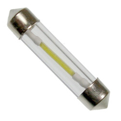 DIODA LED C5W 39mm filament szkl Biała 12V