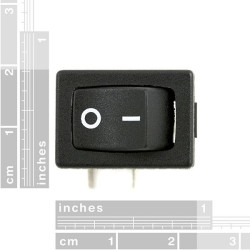 Sparkfun Rocker Switch - SPST (right-angle)