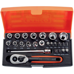 Bahco SL25AF Set 1/4&quot; 25-Piece Bit Set Durable High-Quality Tool