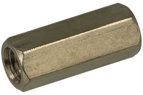 Dystans; DMM3WW12; M3; wewnętrzny/wewnętrzny; 12mm; 7mm; 5mm; tulejka dystansowa gwintowana; sześciokątna; mosiądz niklowany; KL