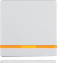 Klawisz z 2 dołącz. socz. łącz. 1-kl., biały, aks