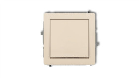 Deco Mechanizm Łącznika Schodowego (Jeden Klawisz Bez Piktogramu) Beżowy...