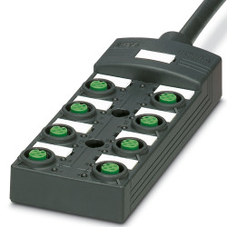 Skrzynka czujnika porty: 8 M12 kabel: 5m