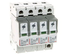 Ogranicznik przepięć Typ T1+T2 4P 12,5kA 1,5kV ON 300 TT, TN (TNC, TNS) 412273