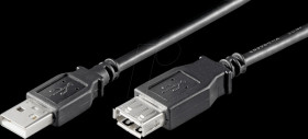 68622 USB 2.0 Hi-Speed extension cable 0.3 m black