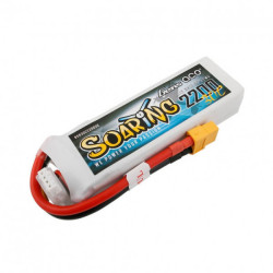2200mAh 11.1V 30C SOARING Gens Ace LiPo Battery with XT60 Connector