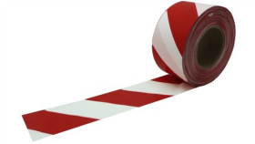 Taśma Drogowa Kolor: Czerwony/Biały, Materiał: Polipropylen, 80Mm X 580M Rsna...